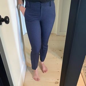 J. Crew Polka Dot Navy Slacks